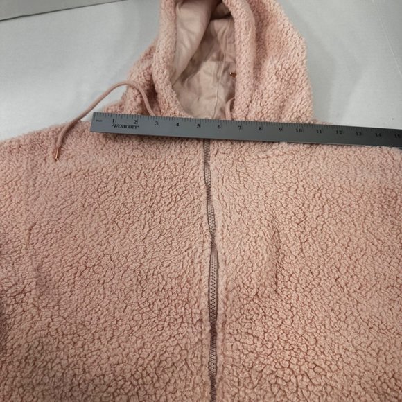 Champion C9 Women's Size Medium Jacket Hooded Sherpa Full Zip Closure Pink New - Picture 8 of 16